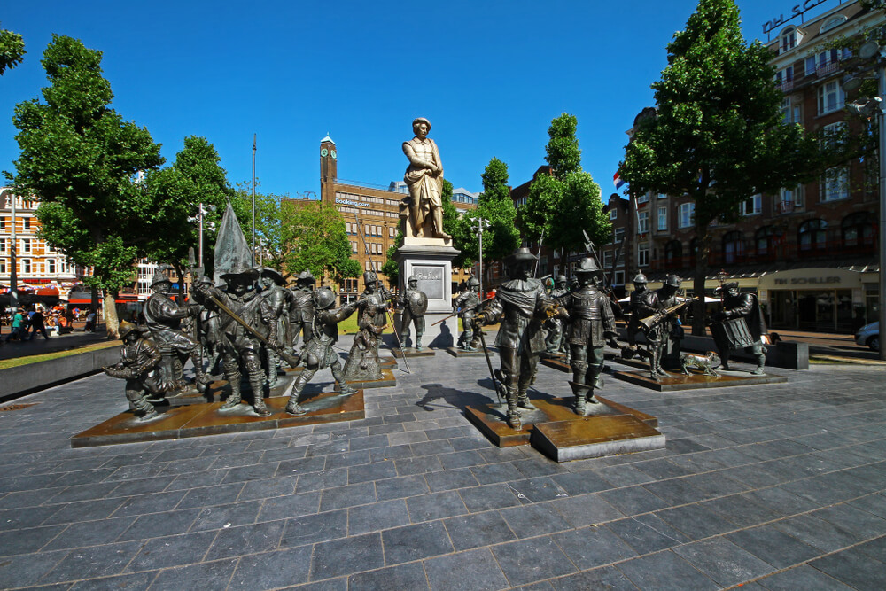 Place et Monument Rembrandt Amsterdam