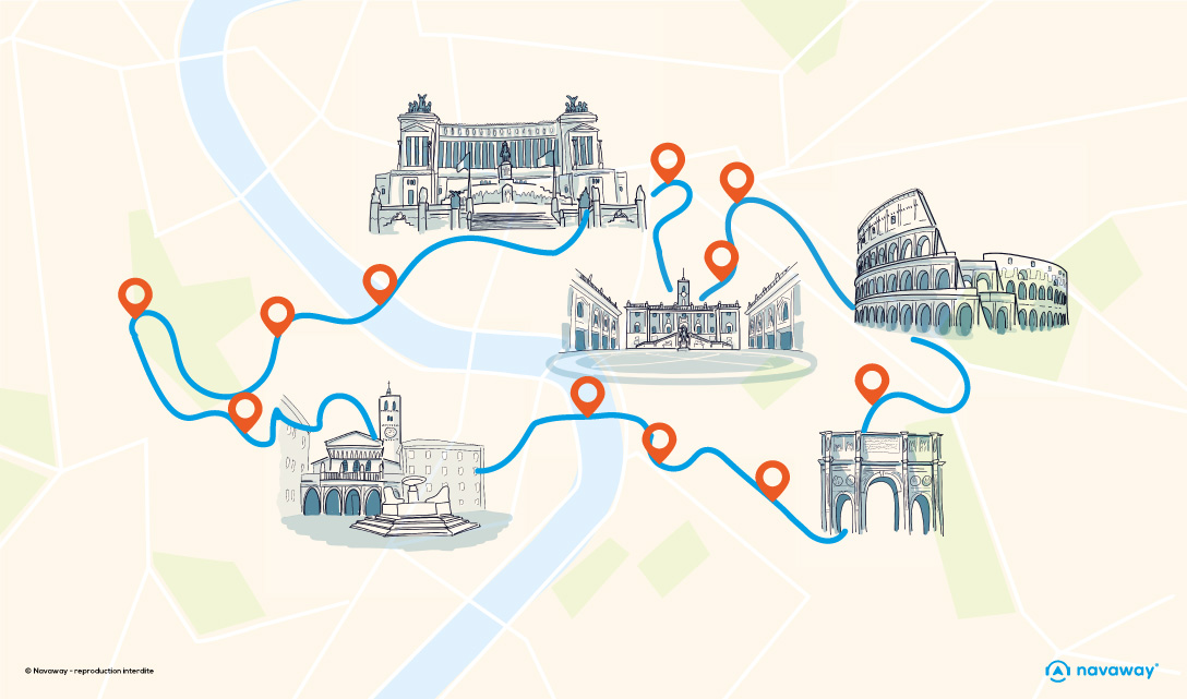 Visite Rome plan itinéraire