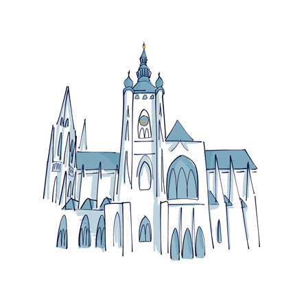 La cathédrale Saint-Guy