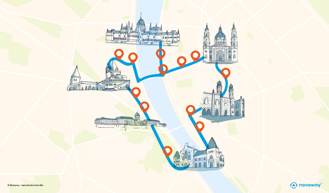 plan visite itineraire budapest