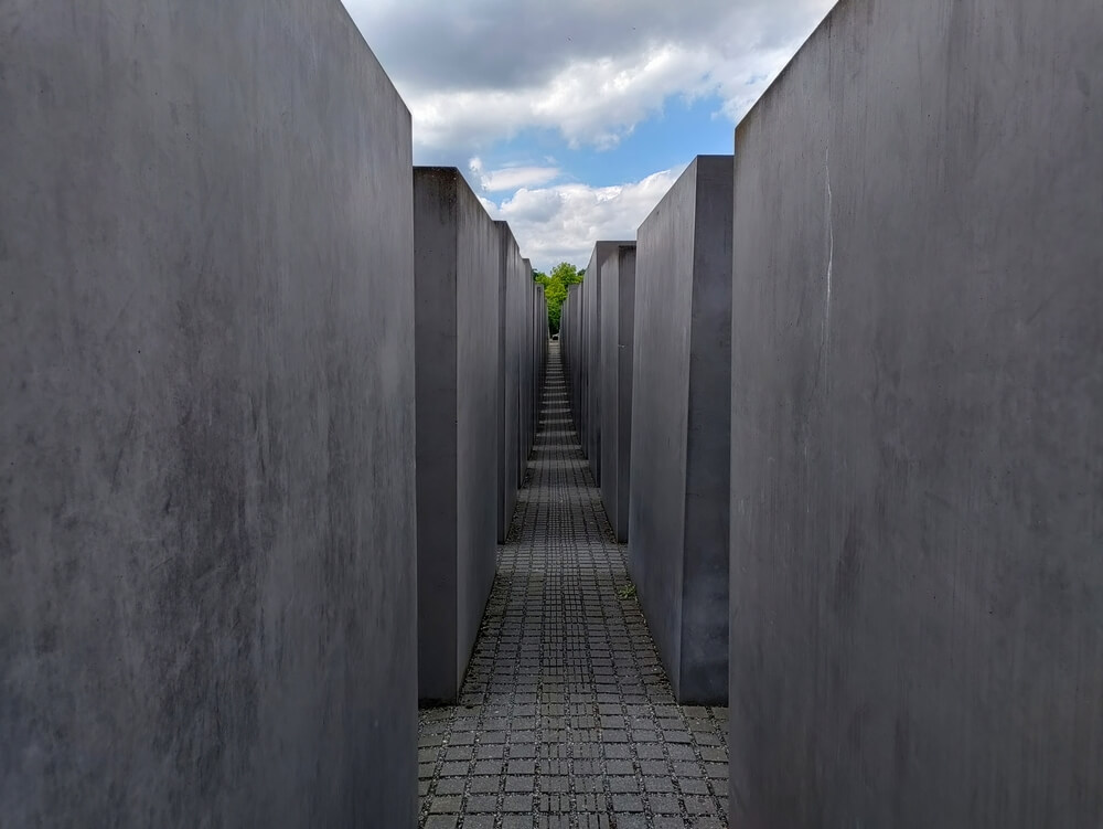 Mémorial aux Juifs assassinés d Europe berlin interieur