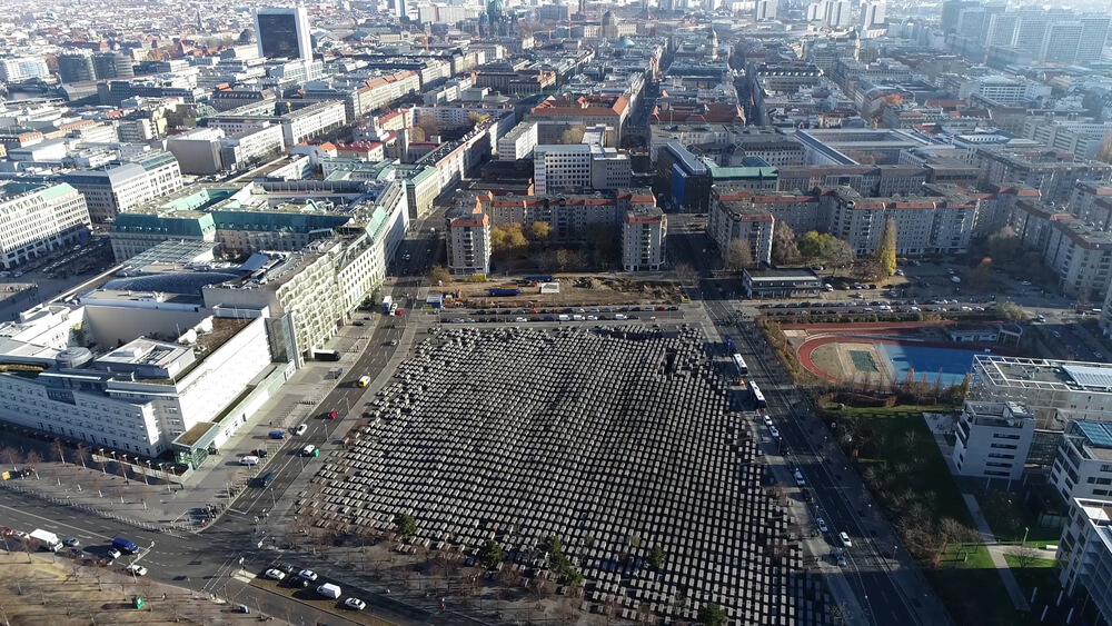 Mémorial aux Juifs assassinés d Europe berlin panorama