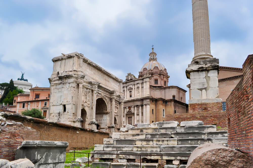 Ruines du Forum romain de Rome
