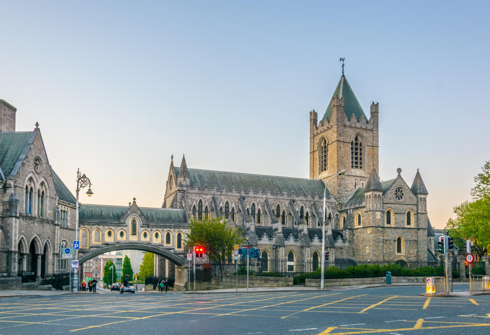 Christ Church Cathedral dublin panorama