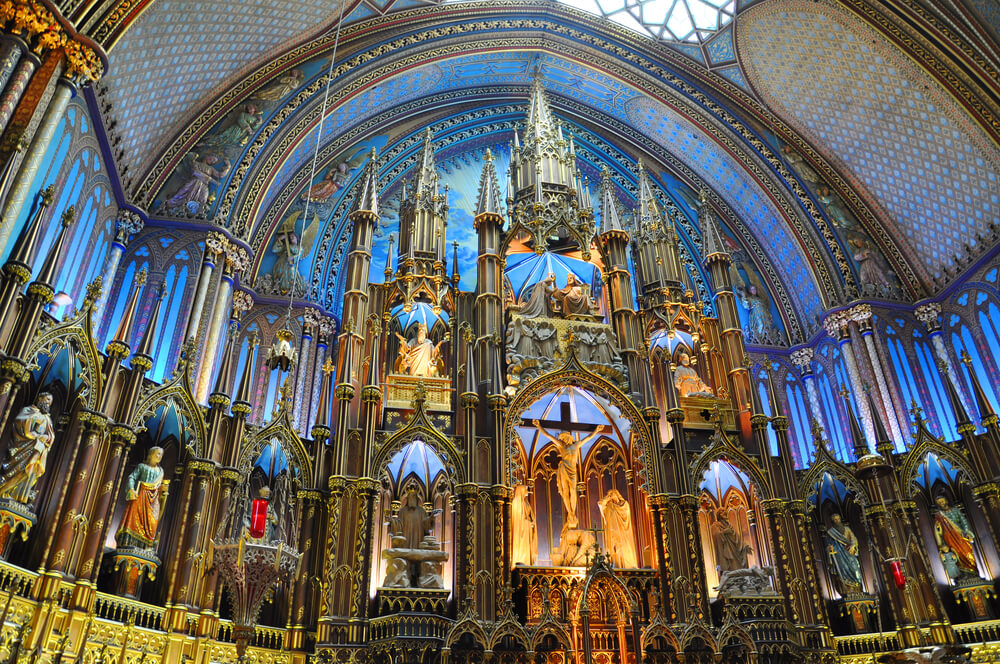 Basilique Notre Dame de montreal Montrealjpg