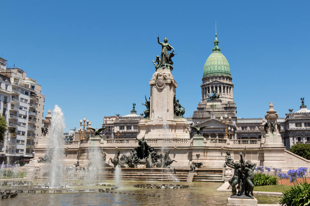 Congrès de la nation argentine buenos aires fontaine