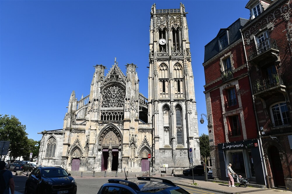 L église Saint Jacques dieppe facade