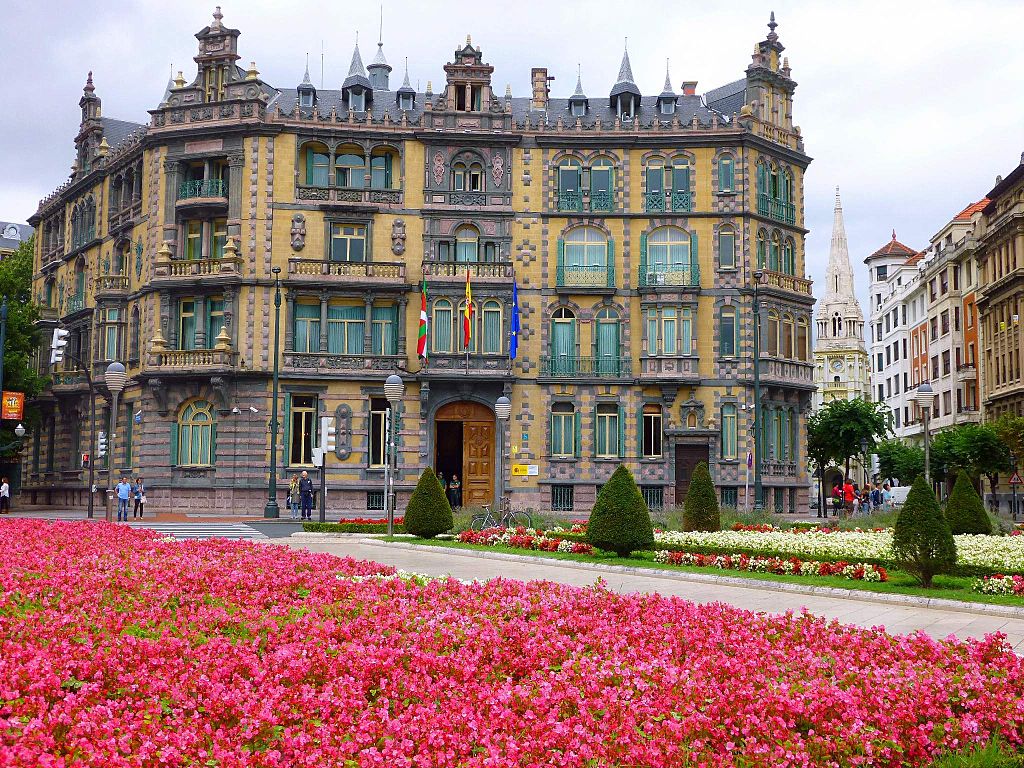 Le palais Chavárri Bilbao fleure