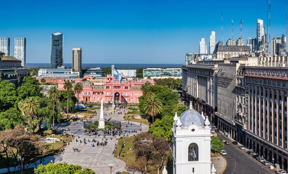 Plaza de Mayo panoramique
