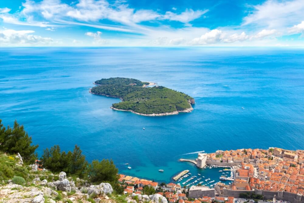 ile de Lokrum a Dubrovnik