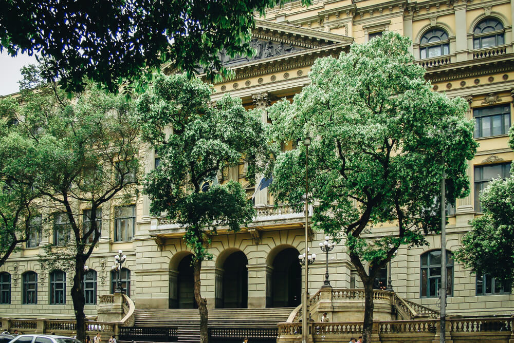 Bibliothèque nationale Rio de Janeiro facade