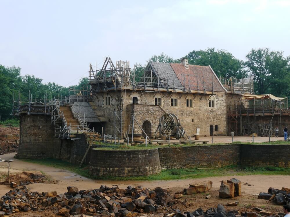 chantier medieval de Guedelon