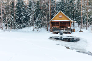 sauna hiver