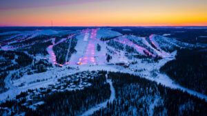 ski nocturne finlande