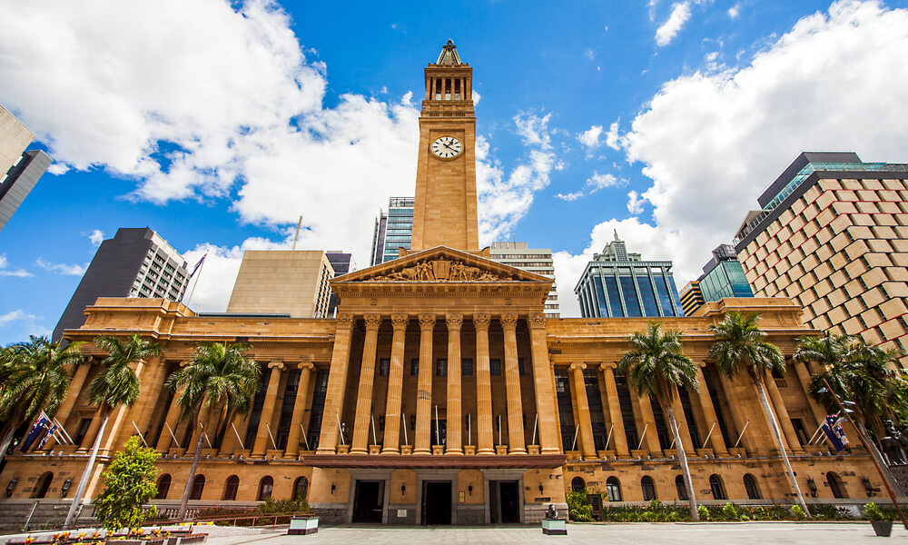 Brisbane City Hall facade