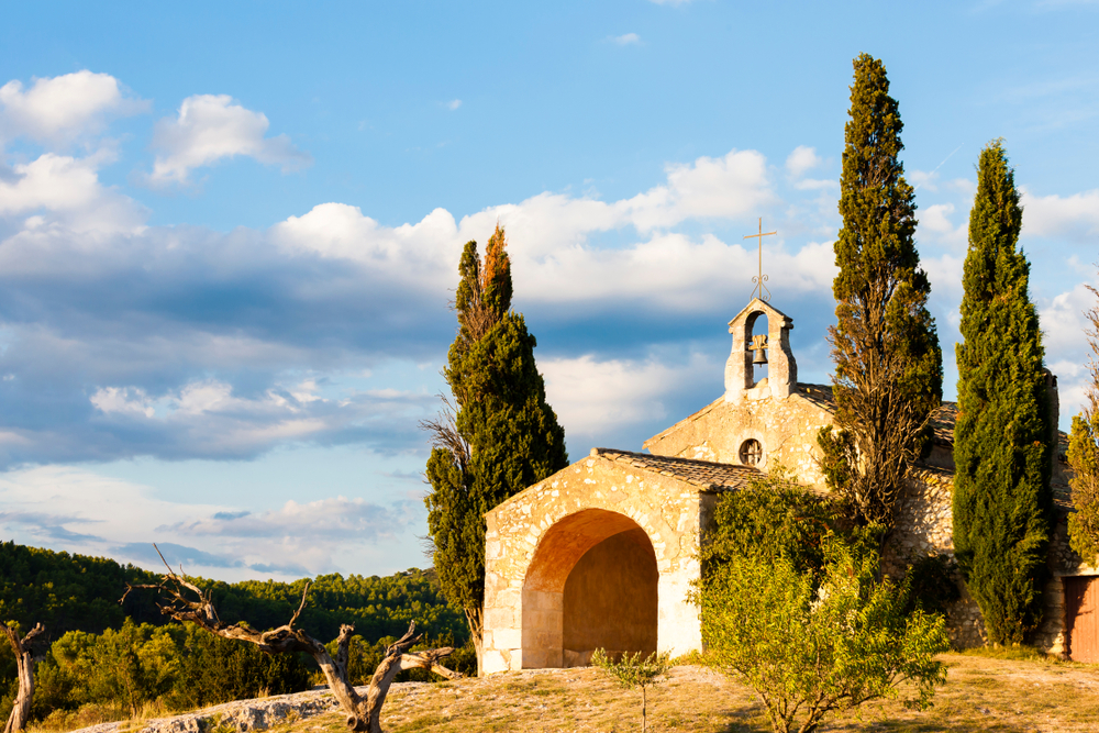 Chapel,St.,Sixte,Near,Eygalieres,,Provence,,France