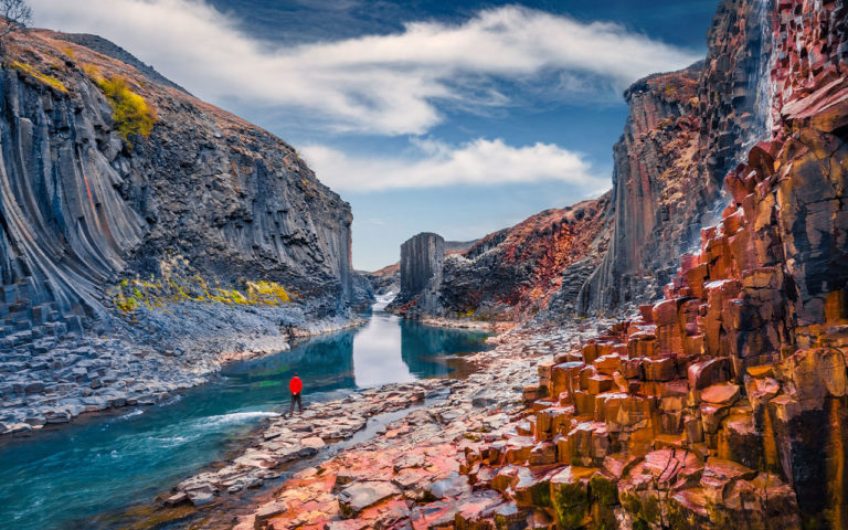 islande canyon de studlagil