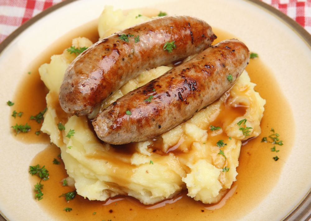 Sausages,And,Mashed,Potato,And,Gravy