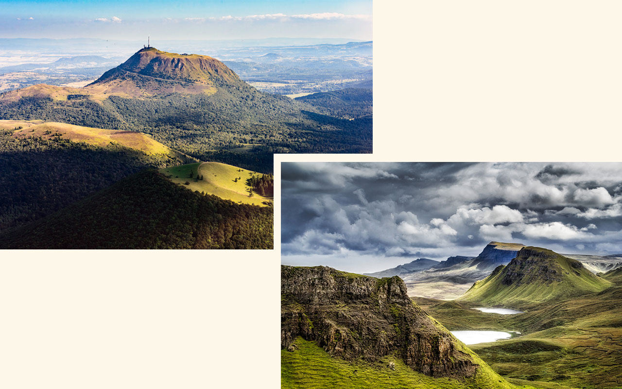 volcans auvergne-highland ecosse