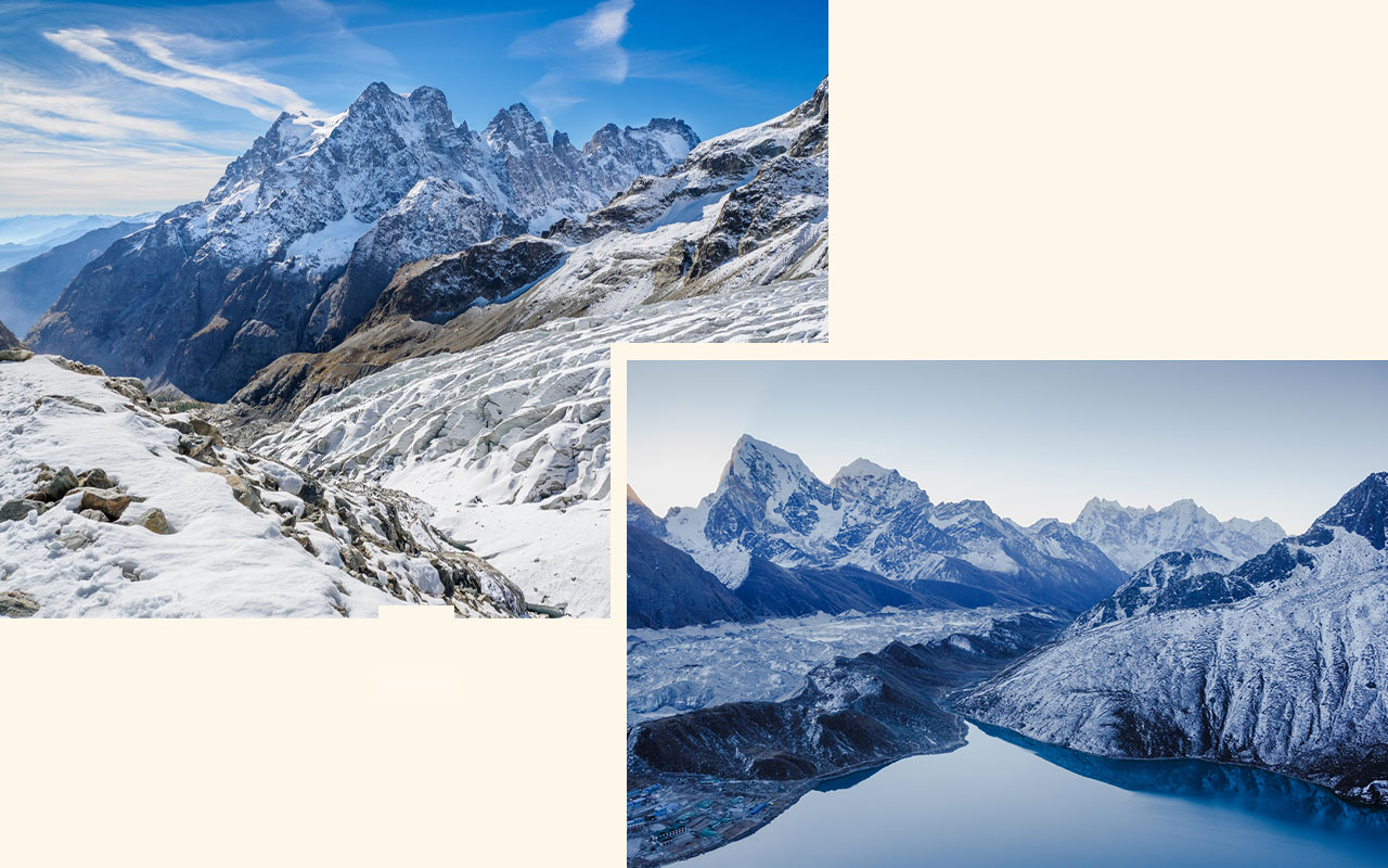 les écrins-gokyo ri himalaya