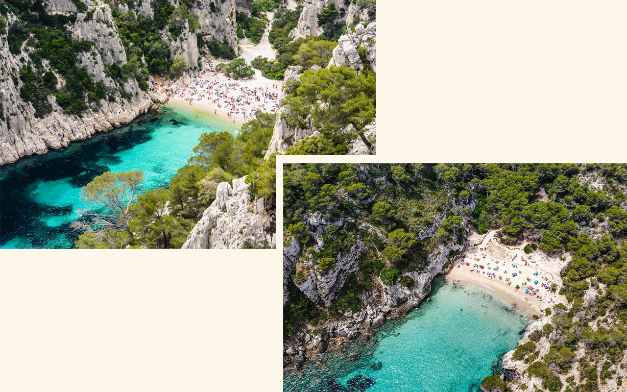 calanque en vau cassis- cala macarella minorque