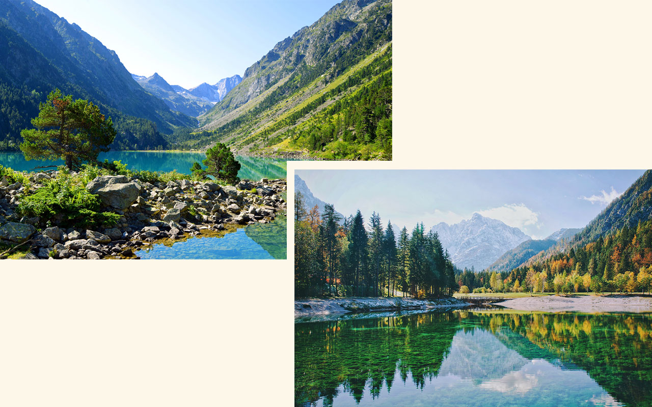 lac glaube pyrenees-lac jasna kranjska gora slovenie