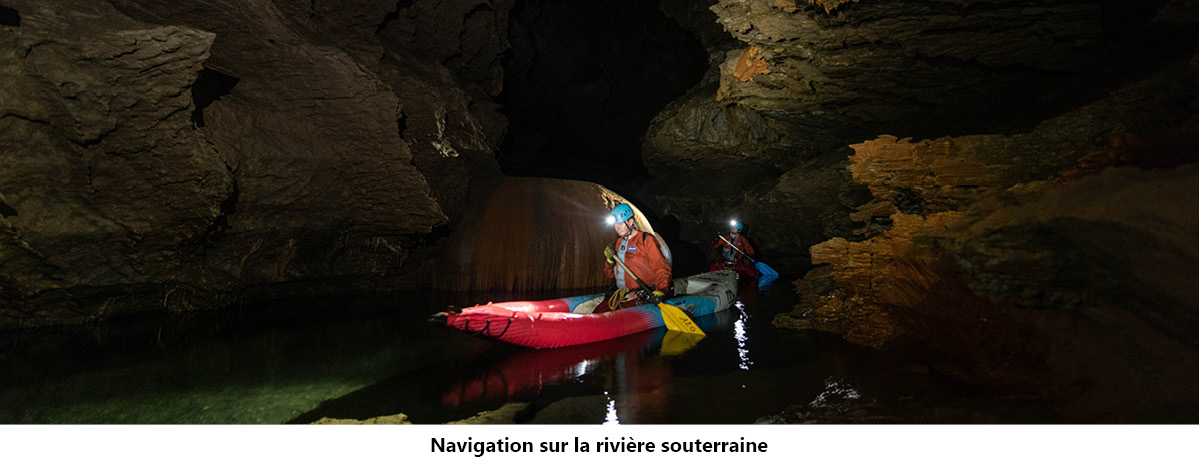 Gouffre de Cabrespine activités Carcassonne Rivière Souterraine