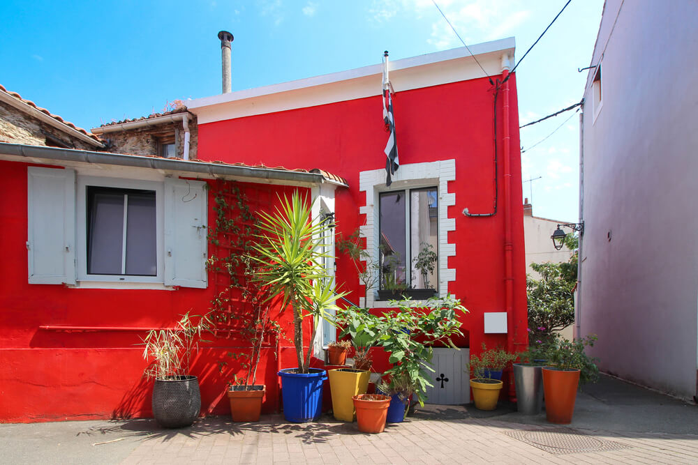 Maisons colorees a Trentemoult