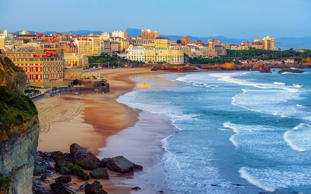 Plage de la côte des Basques 