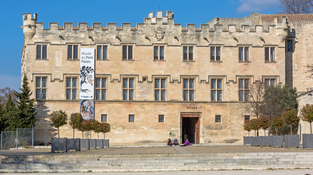 Avignon,,France, ,January,30,,2016:,Small,Palace,Museum,And