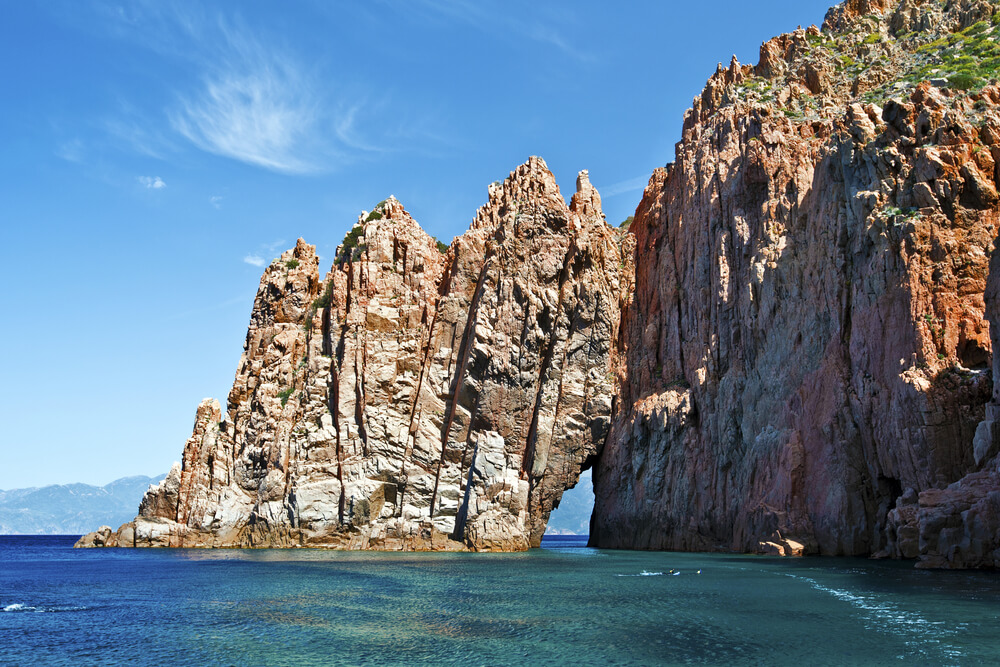 capo rosso littoral corse plage