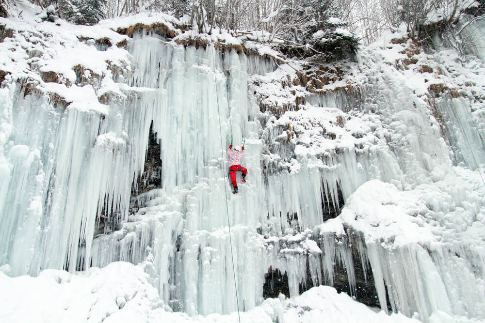 cascade de glace escalade