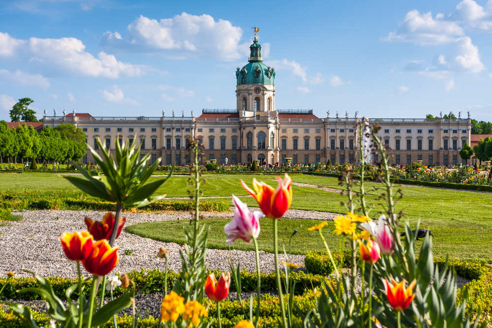 Charlottenburg,Castle,From,Its,Garden.,Berlin,,Germany.