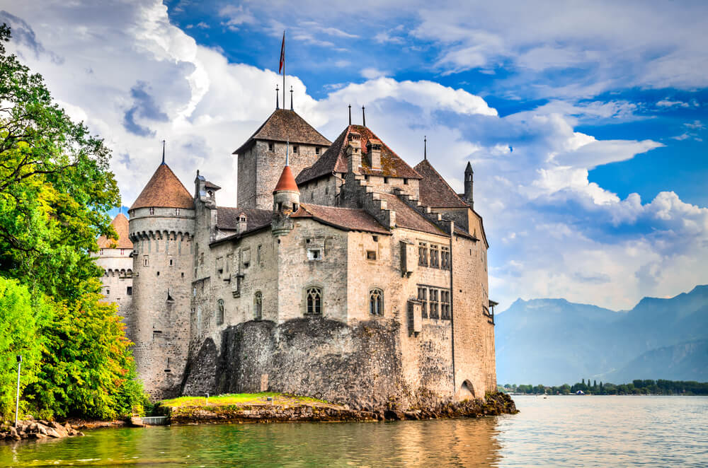 chateau de chillon lac de geneve