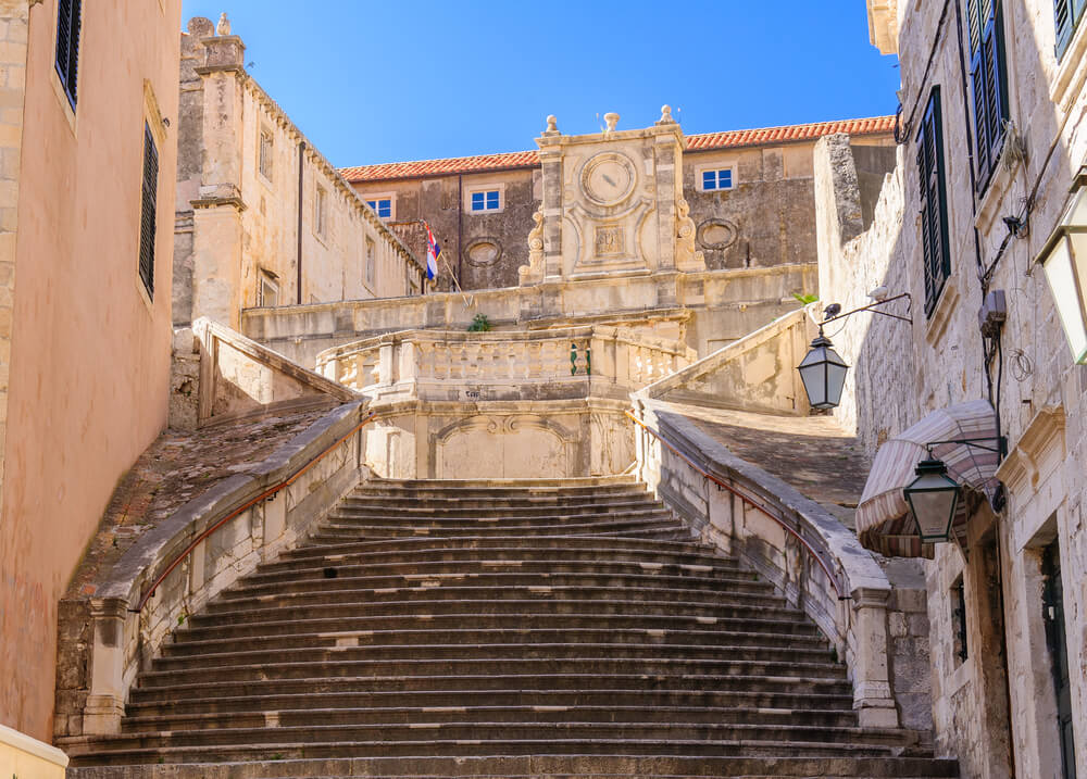 escalier jesuite dubrovnik