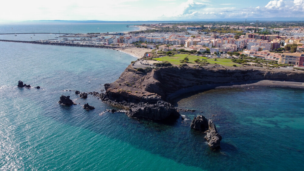 falaises cap d'agde