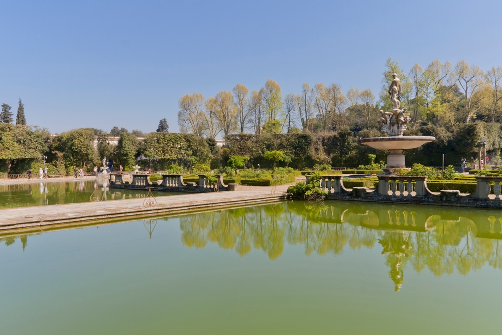 Sculptures,And,Fountains,Of,The,Boboli,Gardens.,Florence,,Tuscany.,Italy