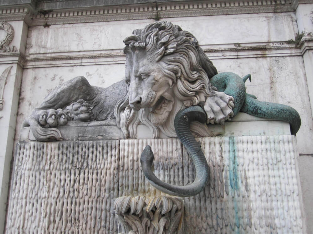 fontaine du lion