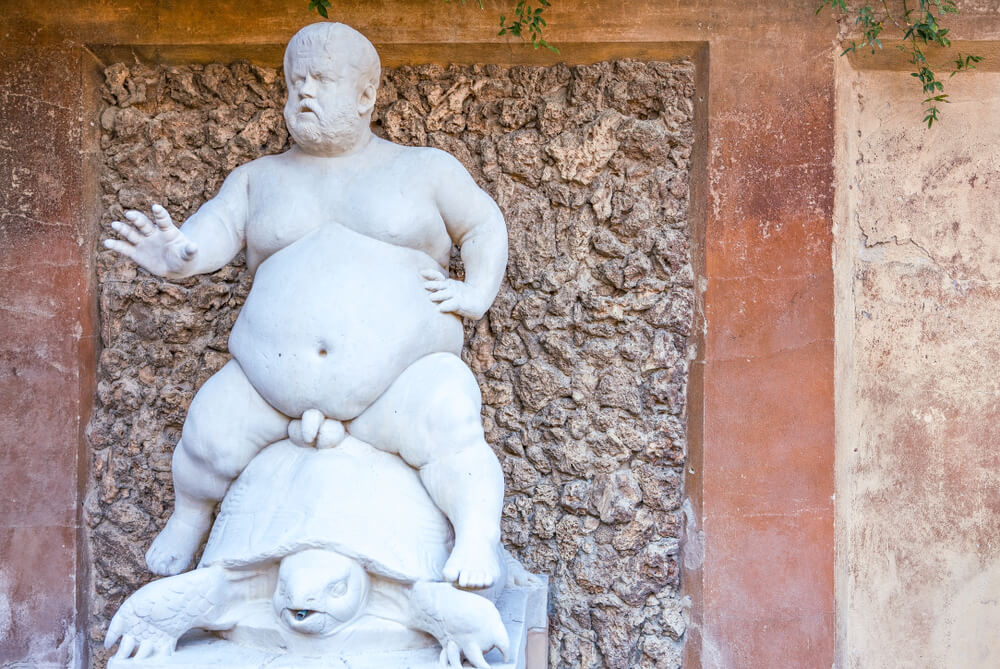 jardin de boboli fontaine bacchus