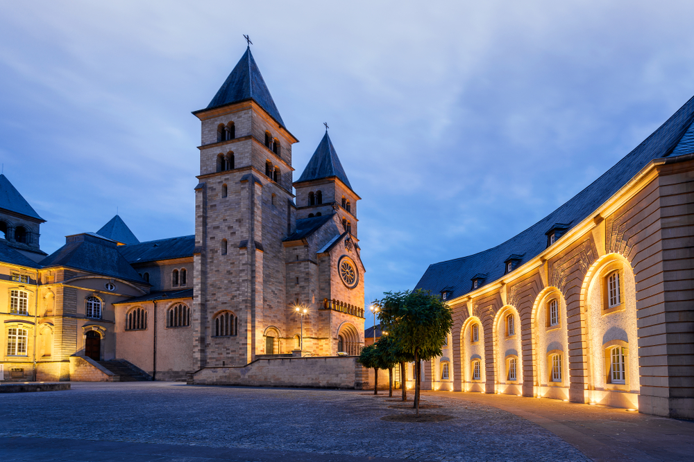 The,Abbey,Of,Echternach,At,Night