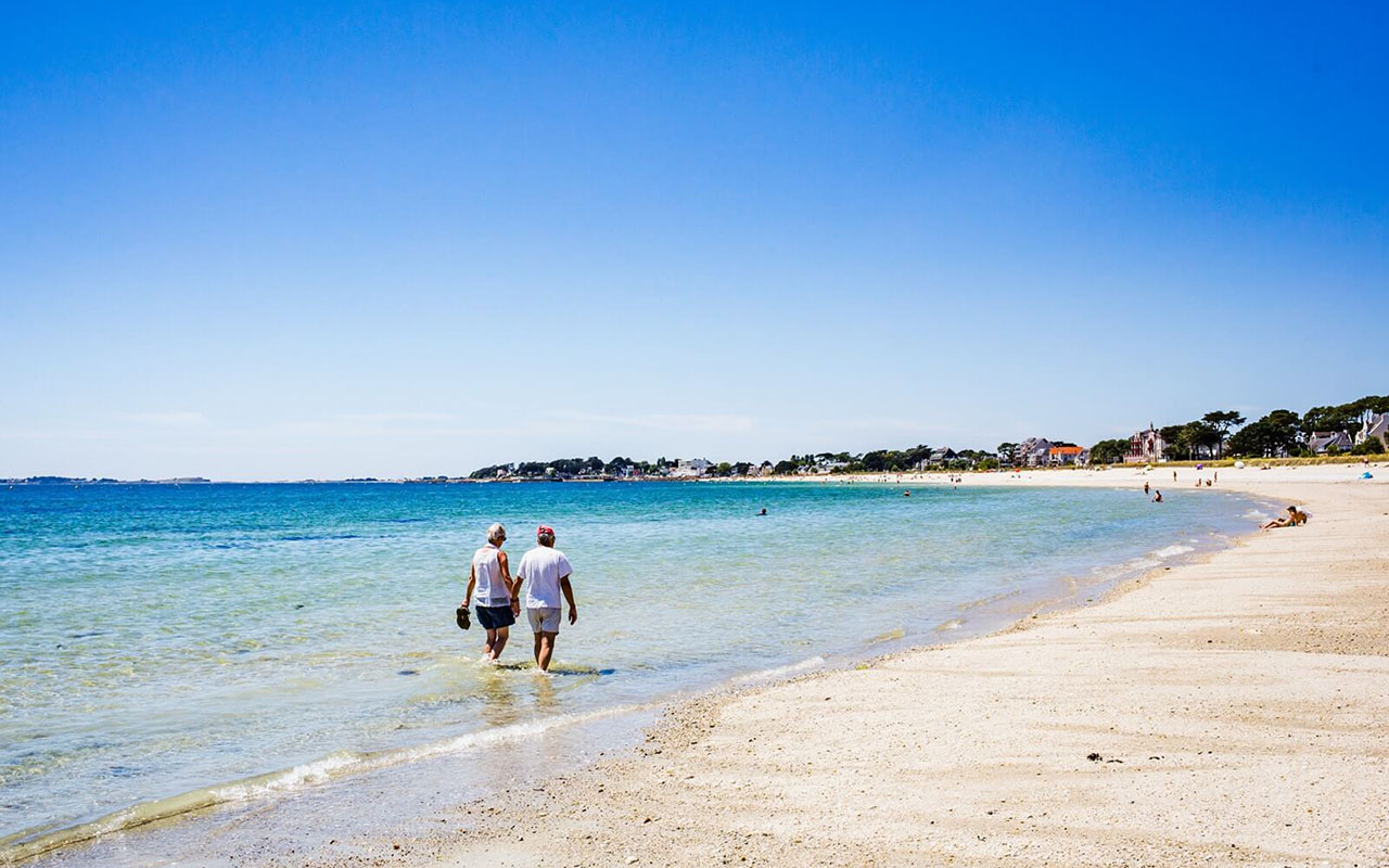 morbihan plage grande plage carnac