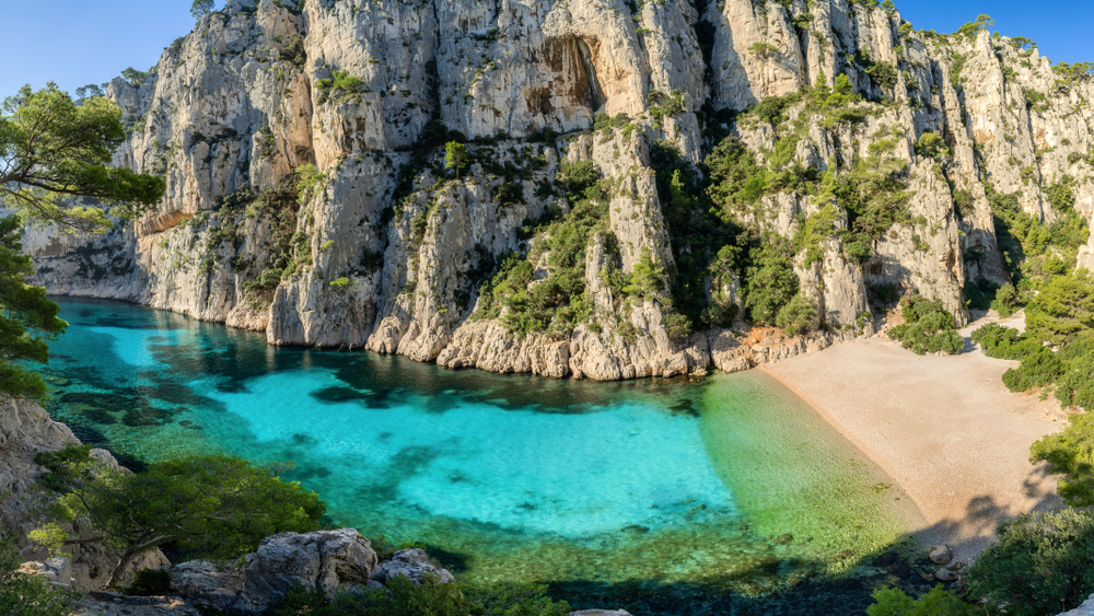 plage calanque en vau