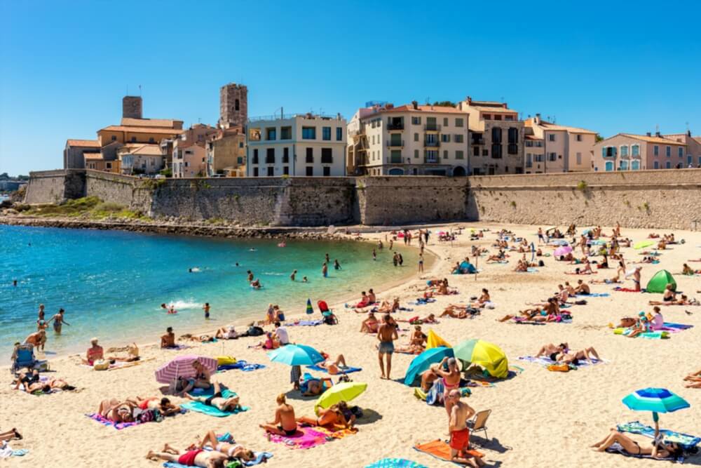 plage de la Gravette Antibes