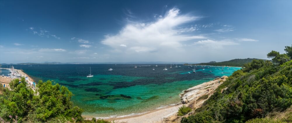 plage de la courtade porquerolles