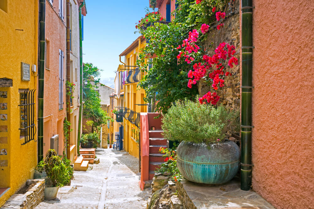 rue collioure sud france