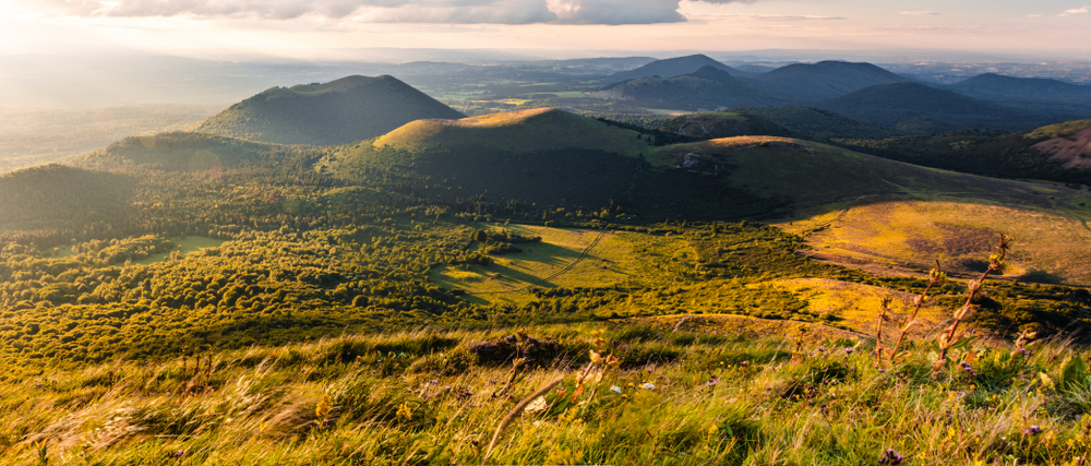 Mountains,Chain,Puy,De,Dome, ,Auvergne,,France