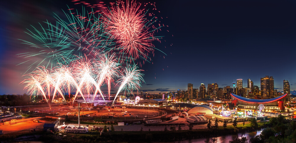 fireworks stampede calgary