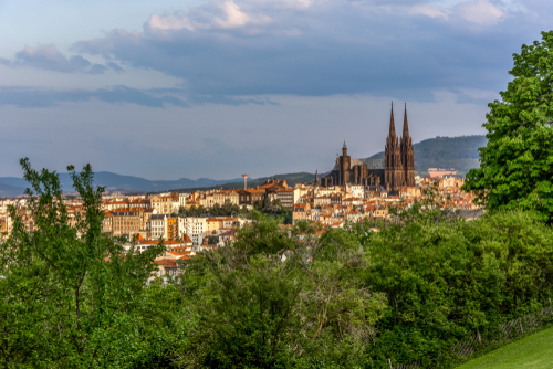 Clermont,Ferrand,Cathedral,Panorama,Scenic,View,Montjuzet,Park