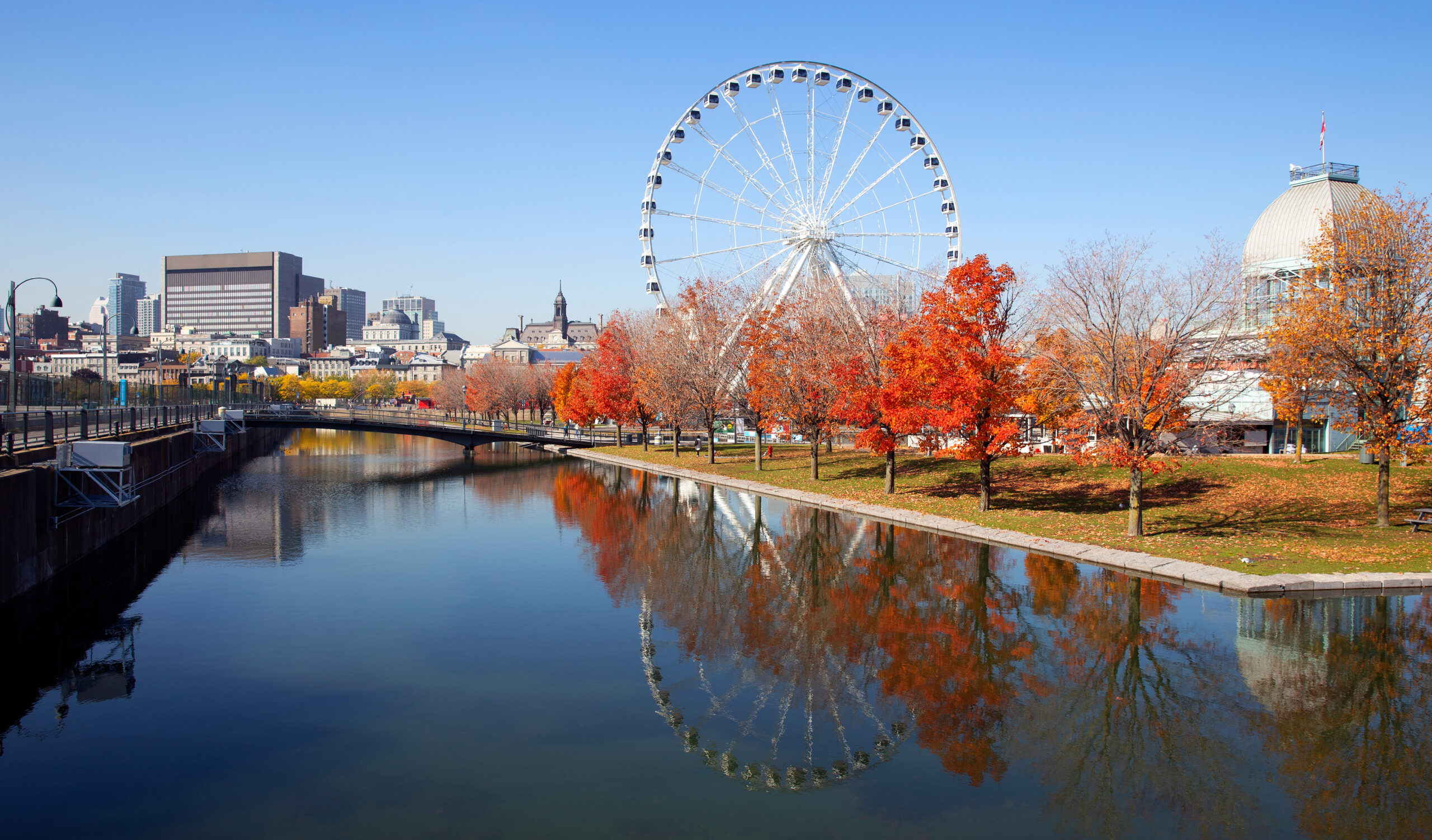 Famous,Great,Wheel,Of,Montreal,Taken,At,Fall