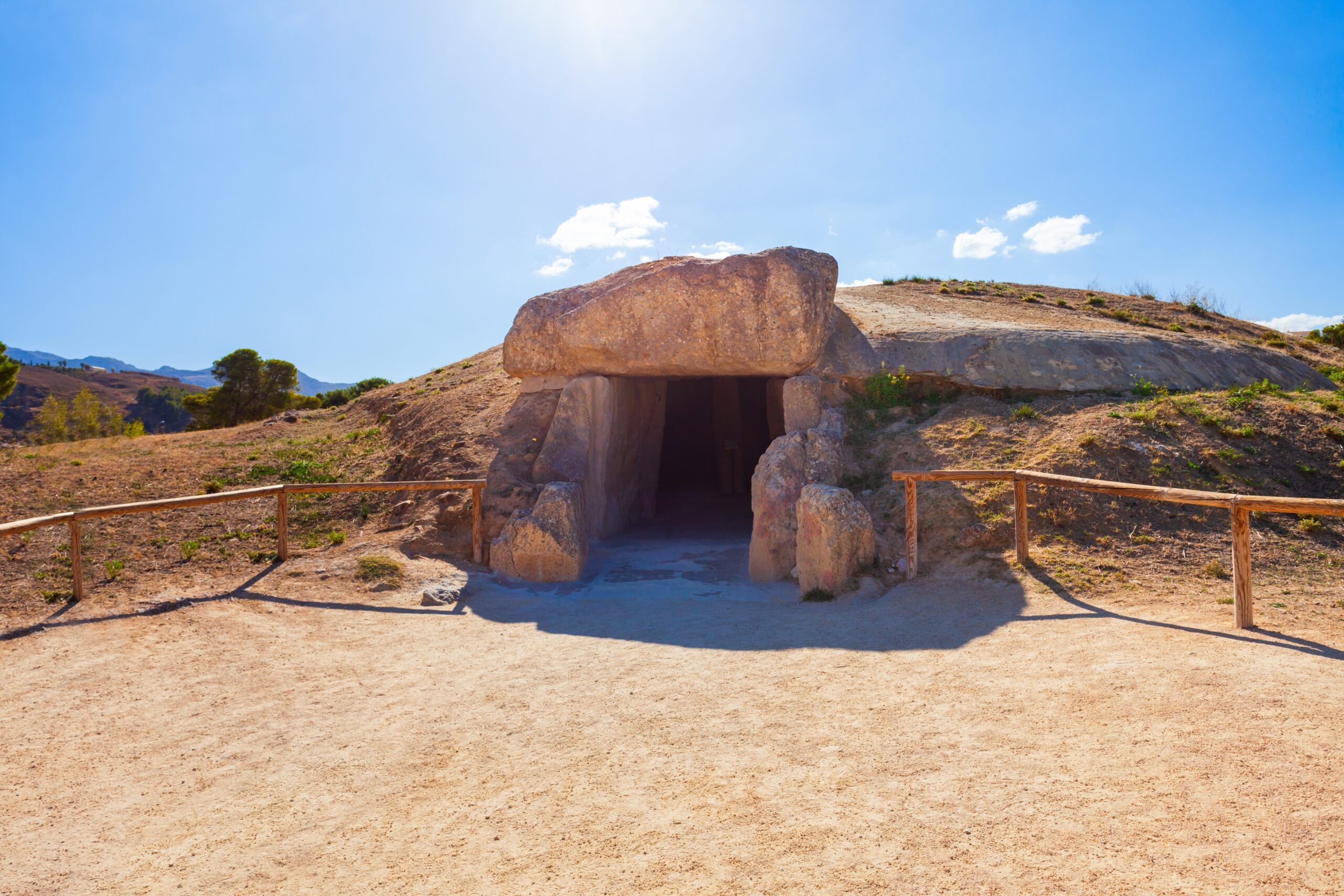 Archaeological,Dolmens,Of,Antequera.,The,Dolmen,Of,Menga,Is,A